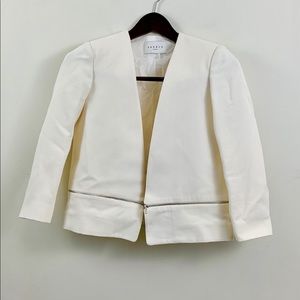 Sandro white jacket